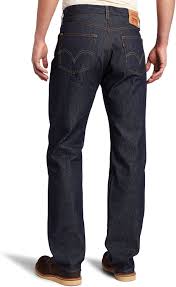 The 501 sits at the waist with a regular fit through the thigh with a 16.5 inches straight leg opening. Levi S Men S 501 Original Shrink To Fit Jeans At Amazon Men S Clothing Store