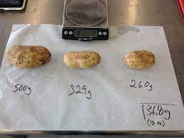 Cooked potatoes will keep fresh in the refrigerator for several days. Large Potato 368 Grams Clover Food Lab
