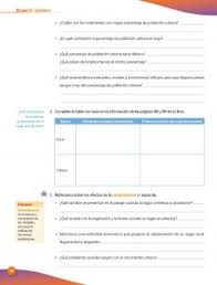 Busca tu tarea de geografía sexto grado: Leccion 2 Las Aglomeraciones Urbanas Ayuda Para Tu Tarea De Geografia Cuaderno De Actividades Sep Primaria Sexto Respuestas Y Explicaciones