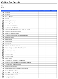 These meal planning templates include free printables, healthy, paleo, vegetarian, and even meal planning on a budget. Wedding Day Checklist Template Download Printable Pdf Templateroller