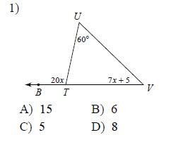 By addition property of integers. Exterior Angle Theorem Worksheets