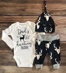 Dads Little Hunting Buddy Navy Buck Deer Outfit Coming Home Etsy Newborn Coming Home Outfit Baby Hunting Outfits Coming Home Outfit