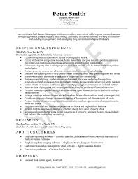 Real Estate Agent Resume Example Sample