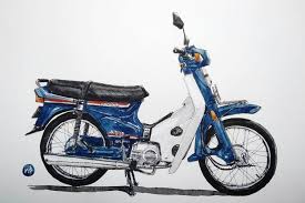 Honda grand di modif c70 racing concept. Honda Astrea Star Biru Bebek Retro Yang Jadi Incaran