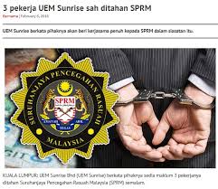 Negeri sembilan cement industries sdn bhd. Lagi Rasuah Anak Syarikat Uem Cima Dilapor Sprm Selepas Tangkapan Uem Sunrise