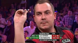 He had lost the opening four legs and set to nicholson but stormed back with fans cheering him on. Kim Huybrechts 9 Dart Finish Youtube