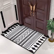 European Vintage Jacquard Floor Carpet Non Slip Carpet Multi Size Decoration Water Absorption Fabric Living Room Carpet Floor Rugs Bedroom Stair Runner Carpet