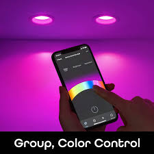 Geeni Prisma Plus 6 Smart Wi Fi Led Dimmable Multicolor Downlight Petagadget Downlights Led Smart Bulb Smart Light Bulbs
