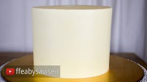 Secrets Of The Perfect Buttercream Cake How To Perfectly Smooth Buttercream With Sharp Sides Youtube