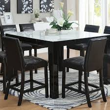 Elise Ii Glass Top Square Counter Ht Table Cm3553pt High Dining Table Counter Height Table Sets Glass Dinning Table