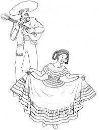 Mexican Traditional Dance At At Mexican Fiesta Coloring Page Kids Play Color In 2020 Dance Coloring Pages Coloring Pages Detailed Coloring Pages