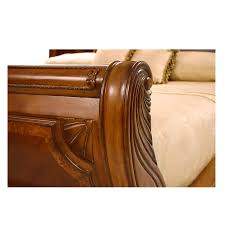 The cortina collection displays chandeliers and metal footings that prove to be unique elements of design in appealing furniture for your home. Cortina King Sleigh Bed King Sleigh Bed Sleigh Beds Bed Design