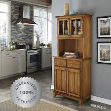 06 list list price $1466.18 $ 1,466. Kitchen Buffet Hutch Solid Wood Server Storage Cabinet Drawers Cottage Oak Brown Ebay