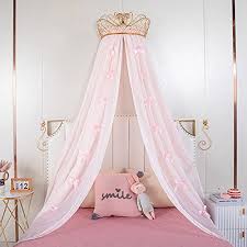 Beddinginn offers all kinds of bed canopy drapes.buy reasonable price bed canopy drapes and you could save much money online. Lotus Karen Princess Bed Canopy Chiffon Girls Bed Curtain Decorative Drapery Metal Crown For Girls Cute Pink Bow Knots Kids Bedding Buy Online In Sweden At Sweden Desertcart Com Productid 73477851