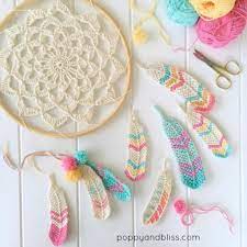 Montez 52 mailles sur vos aiguilles (vous pouvez légèrement ajuster la taille du headband si vous le souhaitez). Apprenez A Fabriquer Ce Magnifique Attrape Reve Au Crochet Avec Un Patron Gratuit Dreamcatcher Crochet Crochet Tunisien Bricolages Au Crochet