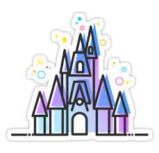 Magic Fairytale Princess Castle Kingdom Sticker By Tachadesigns Disney Sticker Princess Sticker Sleeping Beauty Castle Disneyland