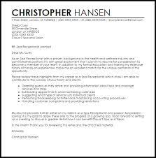 Check spelling or type a new query. Spa Receptionist Cover Letter Sample Cover Letter Templates Examples
