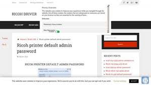 In the list below you will see the most popular default username and password combinations used by ricoh. Https Ahmspro Com R Logins Ricoh Aficio Default Admin Login Php