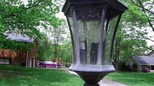 Indicator of the photocell must lit. Outdoor Post Lights Youtube