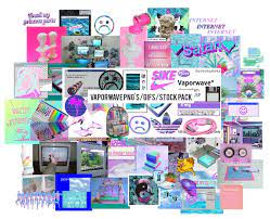 21 Free Aesthetic Png Packs Vaporwave Wallpaper Vaporwave Aesthetic Stickers