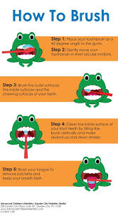 Brushing Teeth Infograph Final Orange Box Brushing Teeth Dental Health Childrens Dental Health
