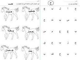 أورق عمل حرف ح كتابي الصغير بعد أن يلون الطفل الصور قصي الورقة وضعي الصور بالترتيب ثم دبسي الكتاب أطلبي من الطفل مراجعة aprender arabe