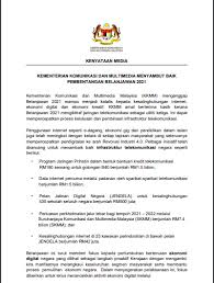 Terdapat bermacam jenis komunikasi, salah satunya adalah. Kenyataan Media Kementerian Komunikasi Dan Multimedia Menyambut Baik Pembentangan Belanjawan 2021 Jabatan Penerangan Malaysia