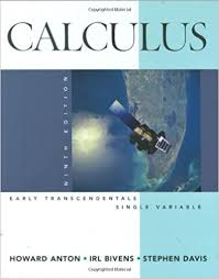 Early transcendentals, thirteenth edition, introduces readers to the intrinsic beauty of calculus and the power of its applications. Calculus Early Transcendentals Single Variable Howard Anton Irl Bivens Stephen Davis 9780470182048 Amazon Com Books