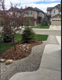 This classic front yard walkway leads from the driveway to the front porch. Ideas For Landscape Gardening Ideasforgardenandlandscapedesignbeautiful Pathway Landscaping Outdoor Landscape Design Front Yard Landscaping