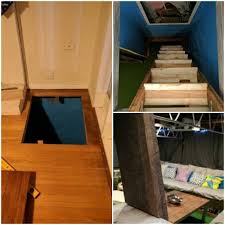 Building is a gameplay mechanic allowing the player to construct objects such as fires and shelters using accessible materials. Guy Creates The Ultimate Man Cave With Trap Door Leading To His New Basement Kiwireport