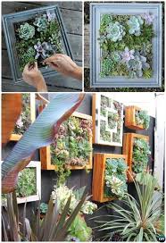 Diy Living Succulent Wall Garden Fence Decor 20 Fence Decoration Makeover Diy Ideas Vertical Garden Diy Garden Ideas Large Backyard Fences