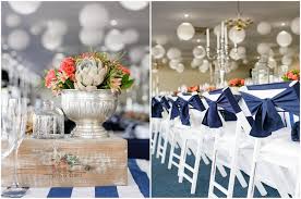 It truly is the island resort you can drive to! Nautical Beach Wedding In Coral And Navy
