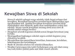 Maybe you would like to learn more about one of these? Kewajiban Hak Siswa Di Sekolah
