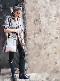 長靴の大人女子コーデ50選 雨だからこそ楽しめるレインブーツスタイル folk レインブーツ ファッション ファッションアイデア