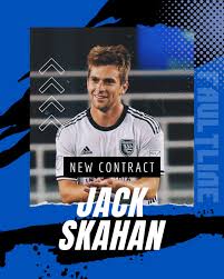 On Jan. 10th, #Quakes74 announced that midfielder Jack Skahan was signed to  a new contract through 2025 with an option for 2026. Skahan (pronounced  Skān) was drafted by the Quakes in 2020.