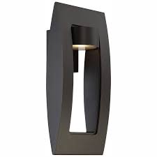Home Decorators Collection Frolynn 1 Light Oil Rubbed Bronze With Gold Highlights Outdoor Integrated Led Wall Lantern Sconce With Etched Glass 23712 The Home Wall Mount Lantern Wall Lantern Outdoor Wall Lantern