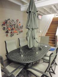 Winston Key West Patio Furniture Set Cast Aluminum Table 2 Swivel And 4 Dining Chairs Modern Patio Furniture Modern Outdoor Patio Outdoor Wicker Furniture