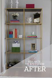 Ikea Hack Gold Book Case Ikea Diy Ikea Hack Gold Ikea