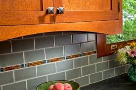 Cool Backsplash Like The Craftsman Tile Style We Could Do Something Like Our Leaded Glass Des Craftsman Kitchen Kitchen Remodeling Projects Kitchen Styling