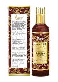 Applying sesame oil creates a layer around the hair shaft, protecting it from the damaging effects of the sun and even pollution.sesame application to the hair forms a coat that protects hair from the scorching sun. Get Sesame Oil For Hair And Skin Care 200ml At 325 Lbb Shop