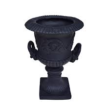 Maybe you would like to learn more about one of these? Alena Outdoor Light Weight Concrete Chalice Garden Urn Planter Black Walmart Com Walmart Com