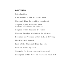 the marshall plan a level history marked by teachers com