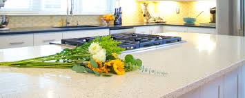 recycled glass surfaces and countertops