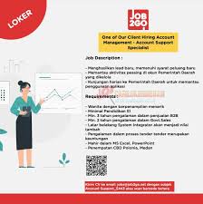 By admin diploma, sarjana 0 comments. Loker Di Pt Sinergi Tekno Cipta Job2go Medan Maret 2021