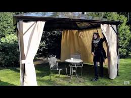 Garden leco 4er set seitenteile für. Leco Profi Pavillon Gartenxxl Youtube