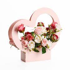 Custom opening flower gifts box with logo,double opening gift box,flower packaging round boxes, find complete details about custom. Folding Love Hand Flower Box Kraft Paper Flower Basket Buy Heart Shaped Flower Box Flower Box Folding Flower Box Product On Alibaba Com