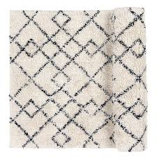 Baumwolle metro waschbar teppich 70x140cm. Janson Teppich 70x140 Cm Elfenbein Schwarz Broste Copenhagen Royaldesign