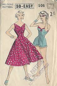 1950s Vintage Sewing Pattern Weldons So Easy 506 B36 Dress Shorts Playsuit Vintage Dress Patterns Vintage Sewing Patterns Vintage Fashion See more ideas about fashion drawing, fashion sketches, fashion illustration. pinterest