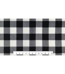 Black And White Buffalo Check Fabric Anti Pill Plush Fleece Fabric Black White Buffalo Checks Joann Fleece Fabric No Sew Blankets Sewing Design