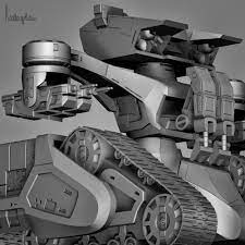 60 tons (est) basic features: Artstation Hunter Killer Tank Karla Deles